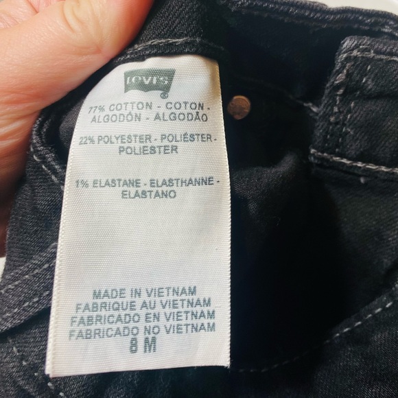 Y2K Levi’s Black Mid Rise skinny jeans size 8 - Picture 5 of 5